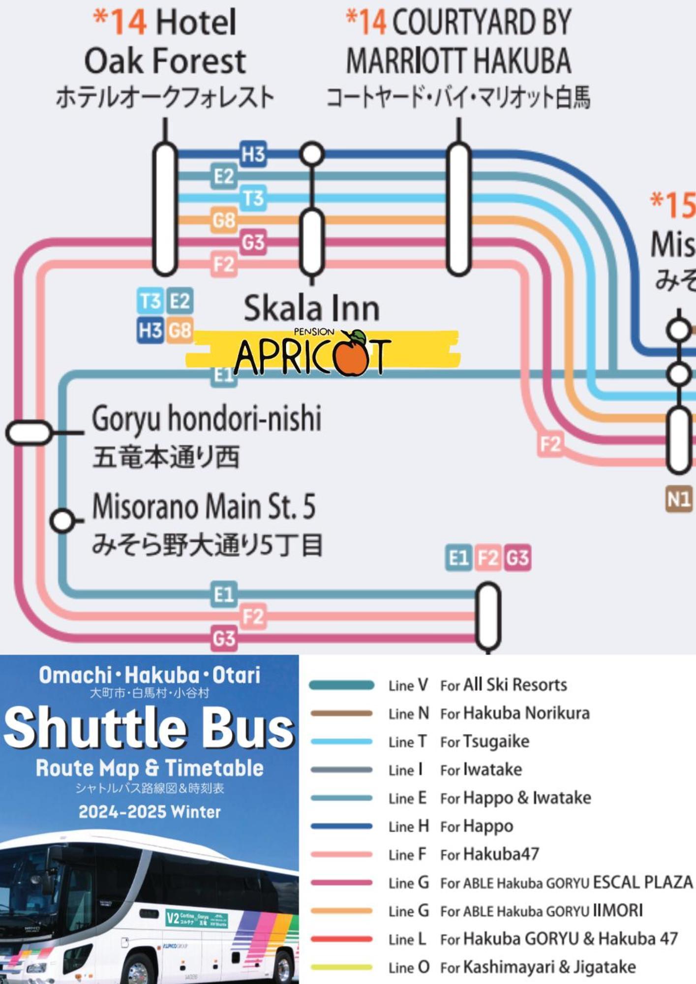 Apricot Pension Hakuba Exteriér fotografie